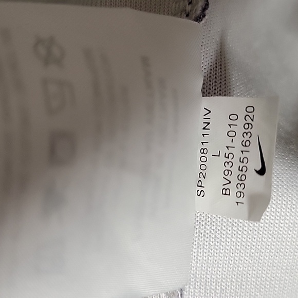 Nike Spotlight Marbled Full Zip Hoodie Jacket Dri-Fit Kangaroo Pockets Black L - Picture 12 of 16